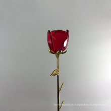Neueste künstliche Blumen Kristall Blume Rose für Hochzeit Mittelstücke